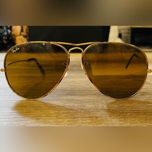 Brown vintage Ray Ban Sunglasses